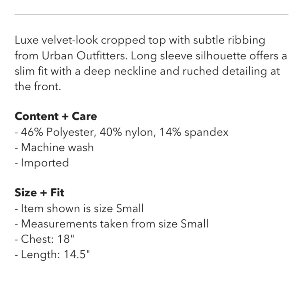 🐈 UO Paradox Ruched Cropped Top (FINAL OFFER!!) - Picture 4 of 8